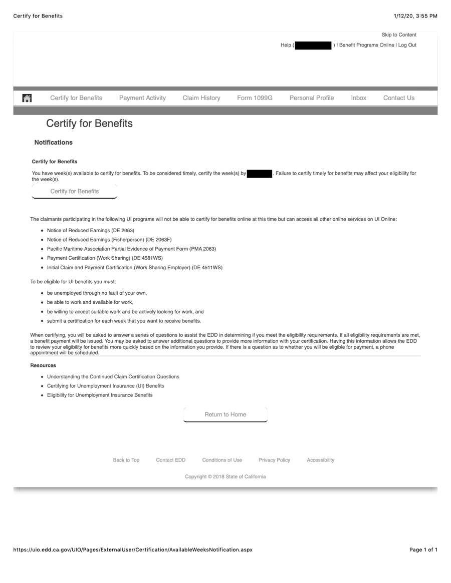 Contingent World: How to File Bi Weekly Certification Forms (for